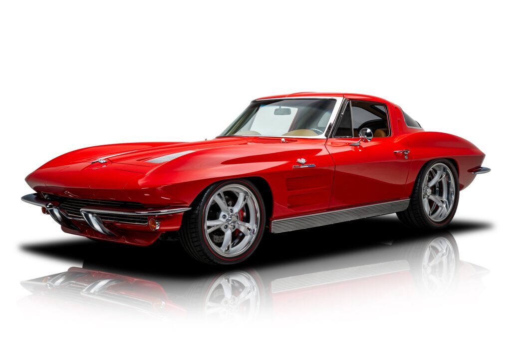 Award-winning 1963 Chevrolet Corvette split-window restomod on an Art Morrison chassis with 525hp LS3, sold by RK Motors