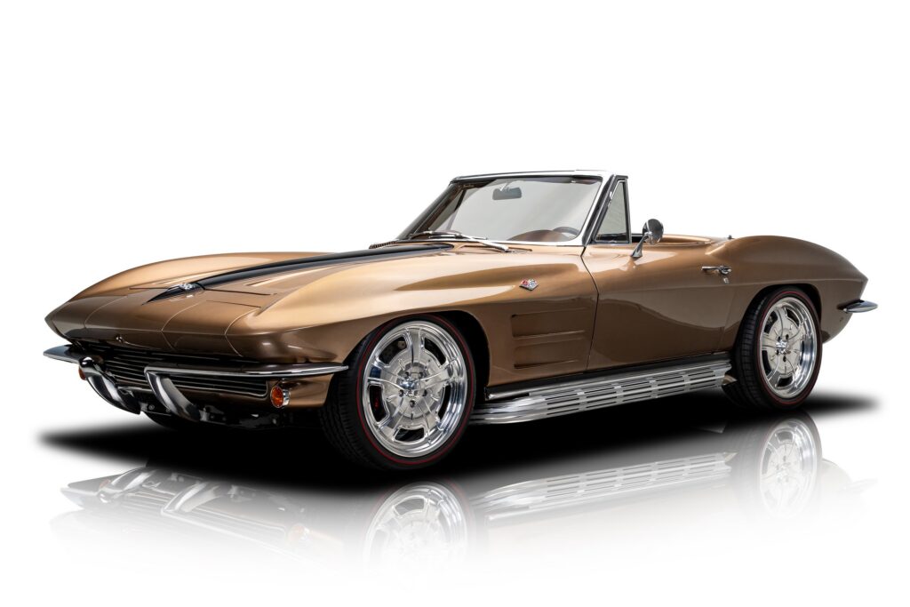 Frame-off restored 1964 Chevrolet Corvette convertible with 6.2L LS3 and 6-speed manual at RK Motors