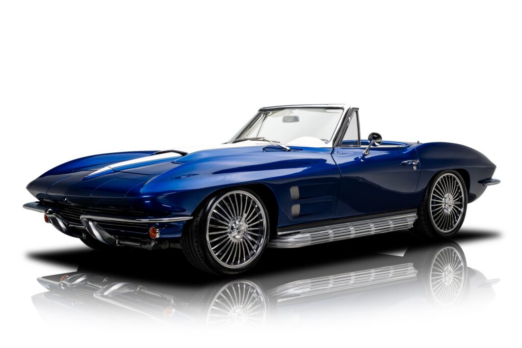 1964 Chevrolet Corvette convertible restomod on an SRIII Stage 2 chassis, for sale at RK Motors