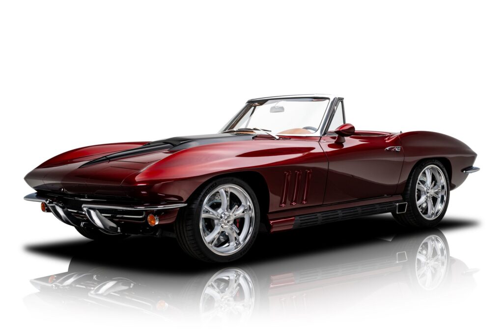 1966 Chevrolet Corvette custom with supercharged LS3 on a Roadster Shop chassis, sold by RK Motors