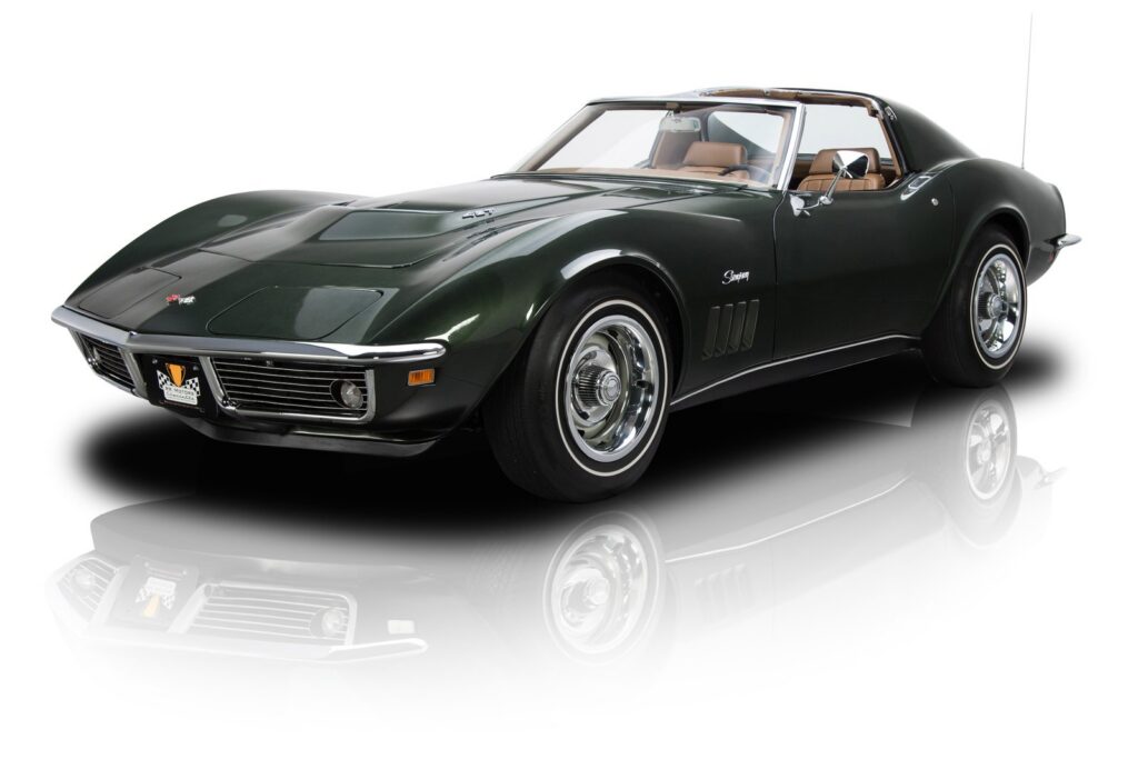 Bloomington Gold and NCRS Top Flight 1969 Chevrolet Corvette Stingray with L89 427/435 aluminum-head V8, sold by RK Motors