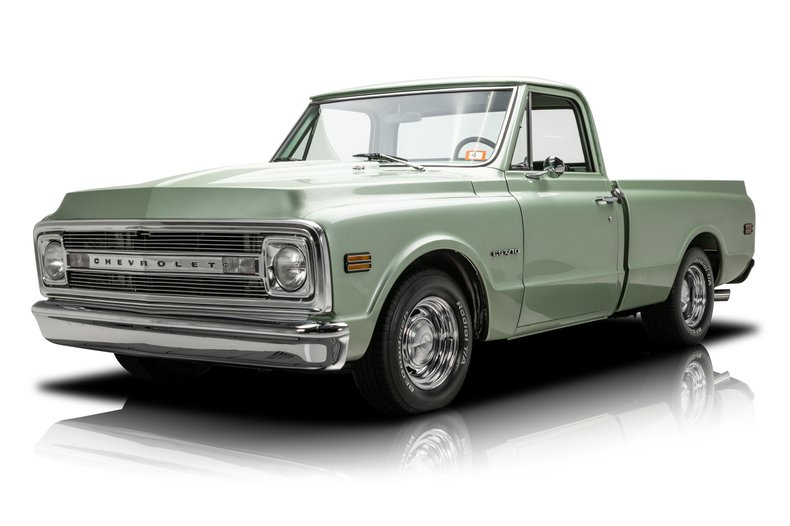 1970 Chevrolet C10 short bed pickup with 454 big-block and 4-speed, sold by RK Motors