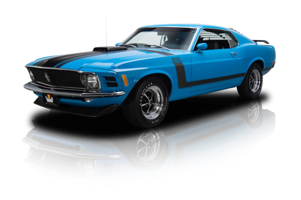 Three-time MCA Thoroughbred Gold, numbers-matching 1970 Ford Mustang Boss 302 4-speed, sold by RK Motors