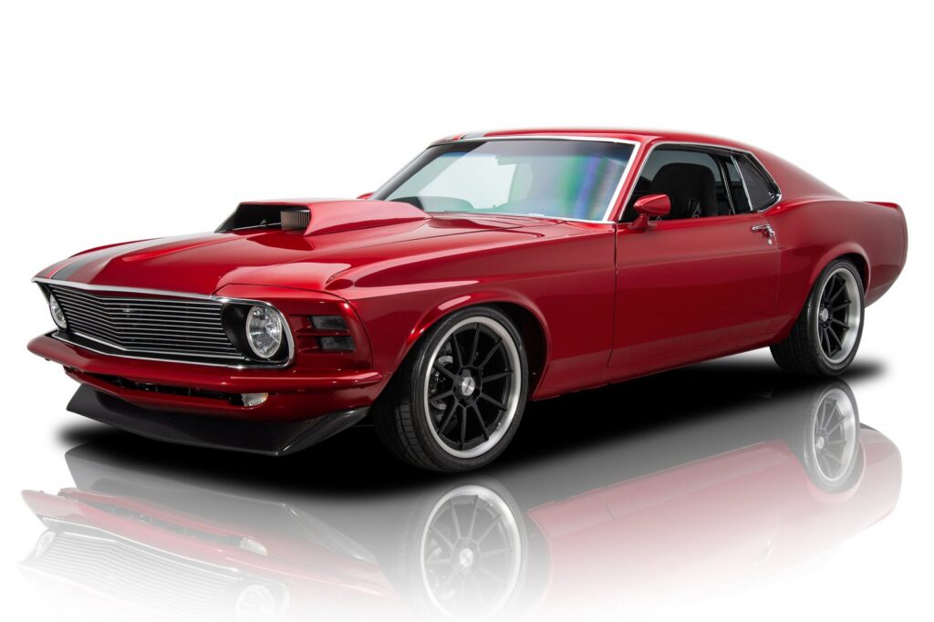 1970 Ford Mustang Mach 1 restomod with 912hp Kaase Boss 600ci V8, sold by RK Motors