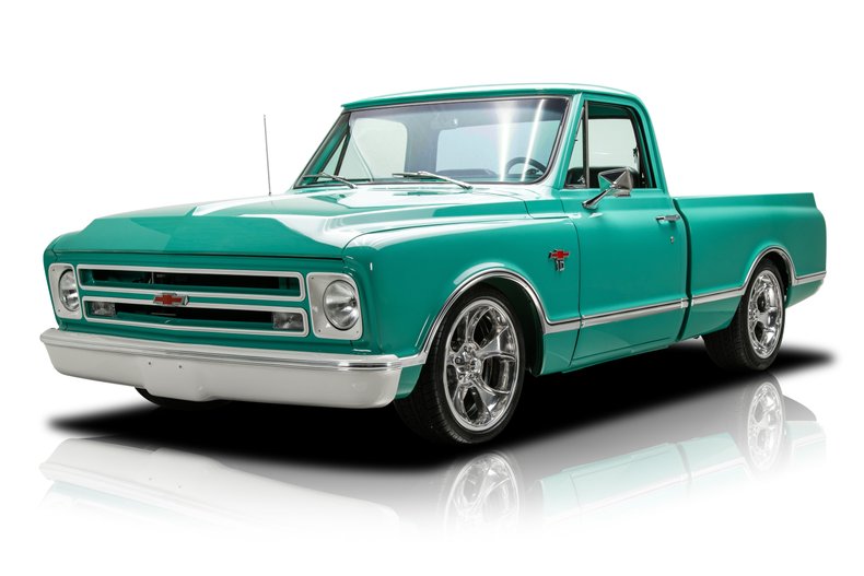 1971 Chevrolet C10 restomod with LS3 V8 and NLE chassis, sold by RK Motors